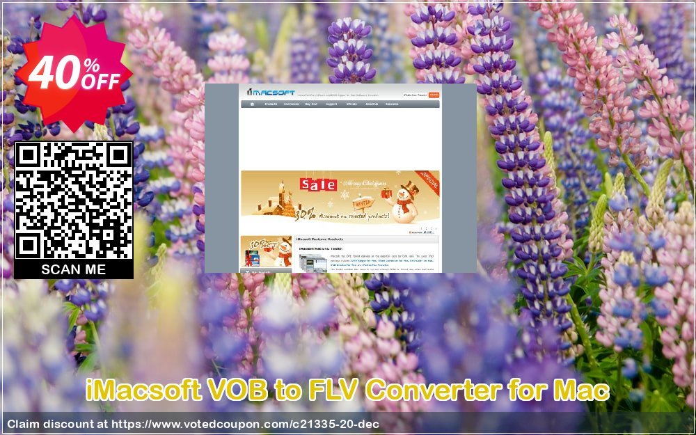 iMACsoft VOB to FLV Converter for MAC Coupon, discount iMacsoft Software Studio (21335). Promotion: 