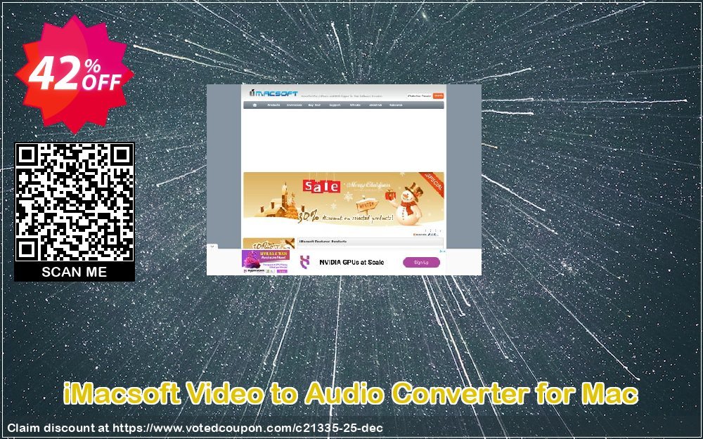 iMACsoft Video to Audio Converter for MAC Coupon Code May 2024, 42% OFF - VotedCoupon