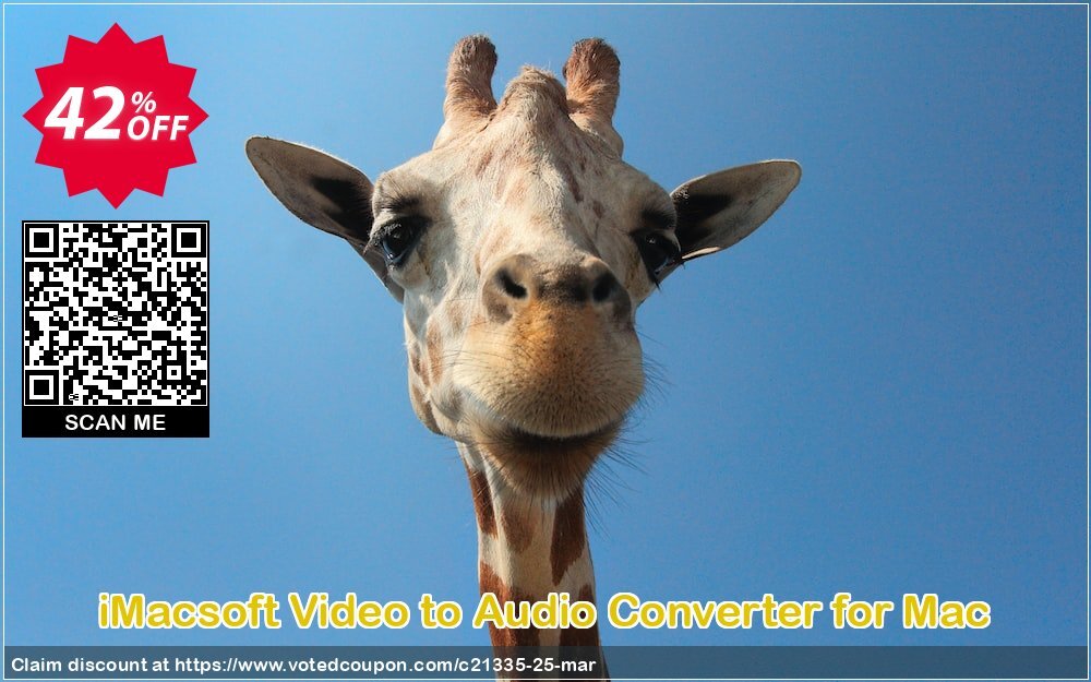 iMACsoft Video to Audio Converter for MAC Coupon Code Jun 2024, 42% OFF - VotedCoupon