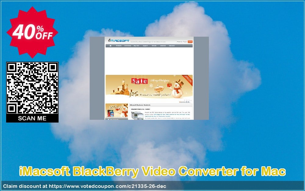 iMACsoft BlackBerry Video Converter for MAC Coupon, discount iMacsoft Software Studio (21335). Promotion: 
