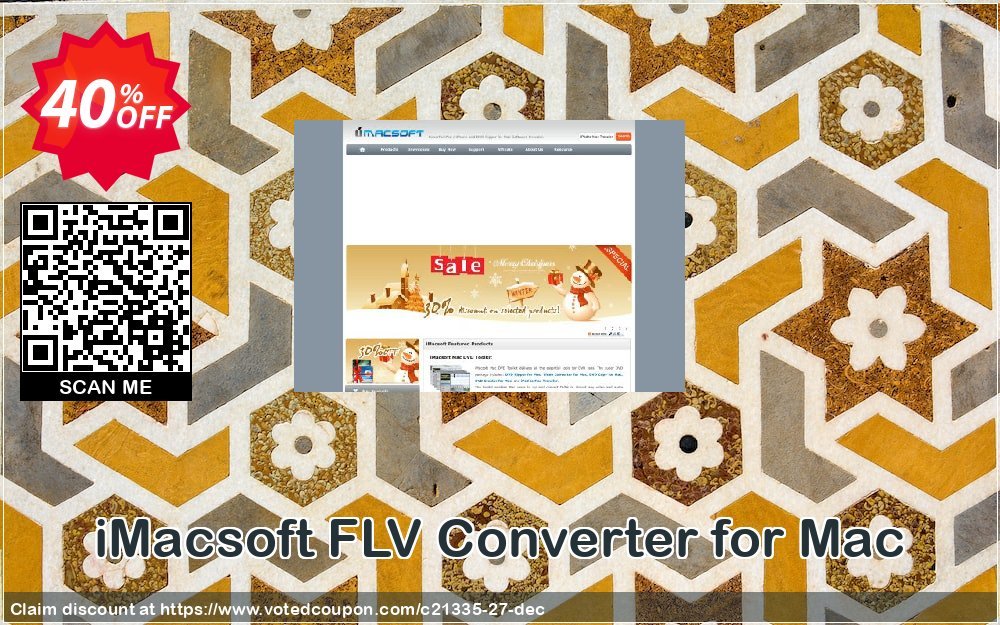 iMACsoft FLV Converter for MAC Coupon, discount iMacsoft Software Studio (21335). Promotion: 