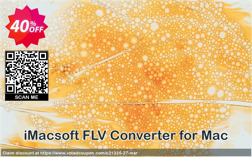 iMACsoft FLV Converter for MAC Coupon, discount iMacsoft Software Studio (21335). Promotion: 