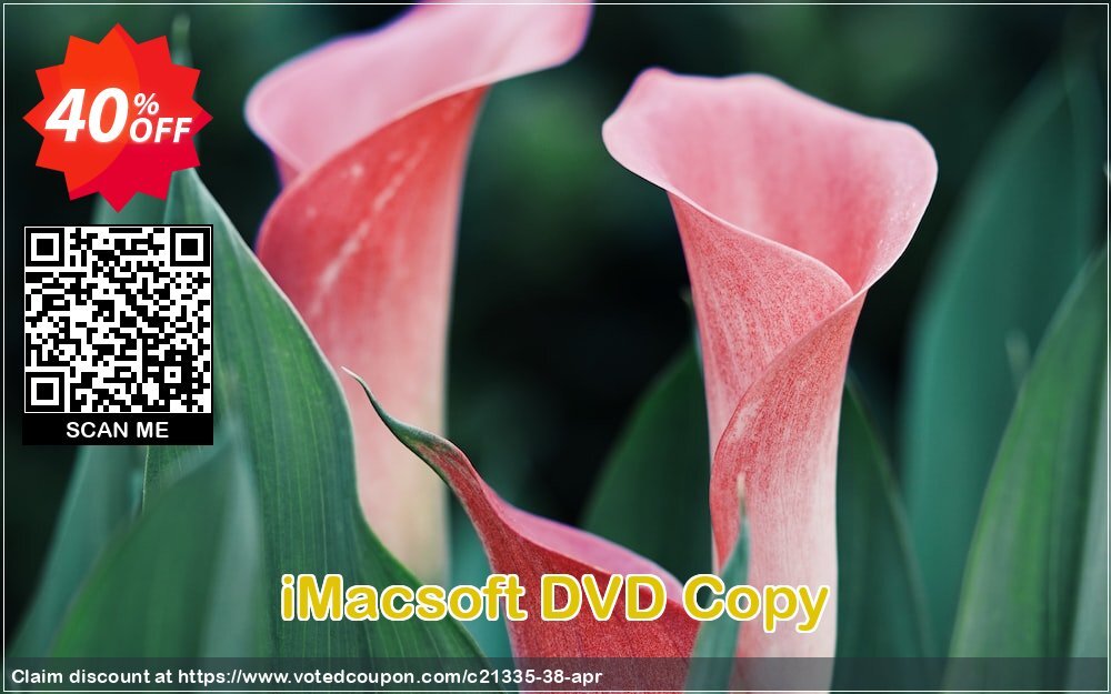 iMACsoft DVD Copy Coupon, discount iMacsoft Software Studio (21335). Promotion: 