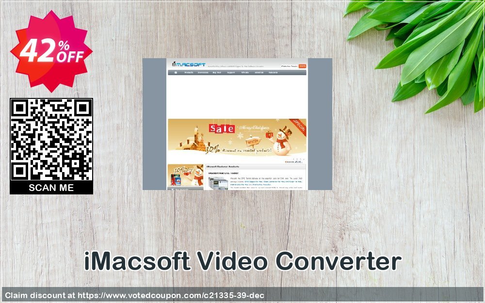 iMACsoft Video Converter Coupon, discount iMacsoft Software Studio (21335). Promotion: 
