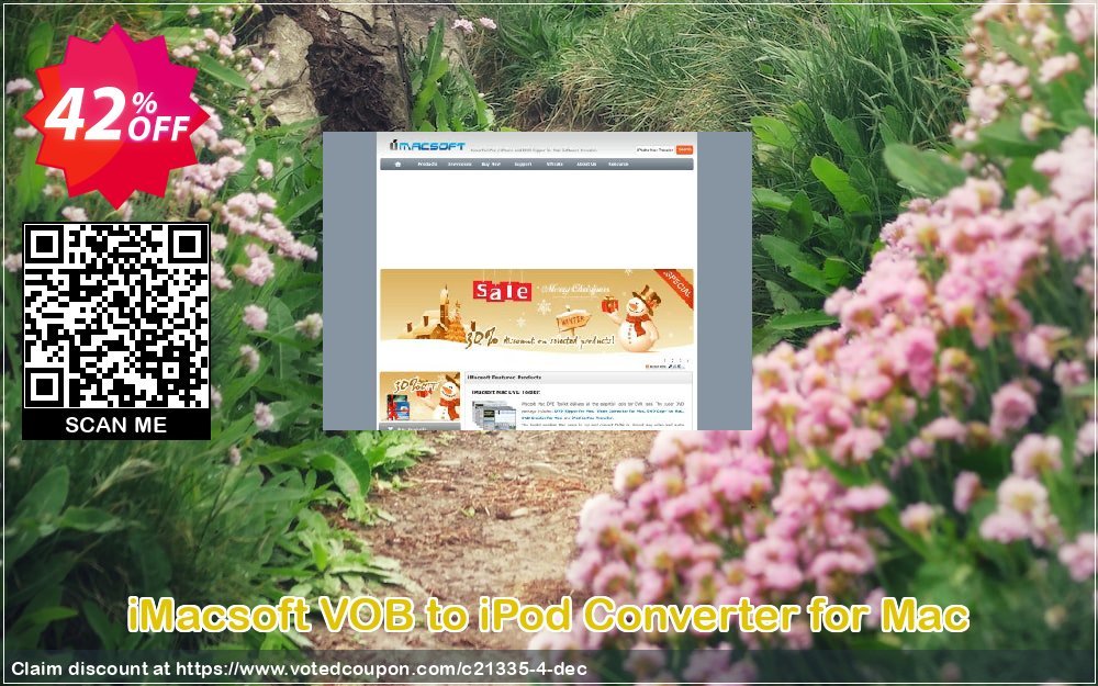 iMACsoft VOB to iPod Converter for MAC Coupon, discount iMacsoft Software Studio (21335). Promotion: 