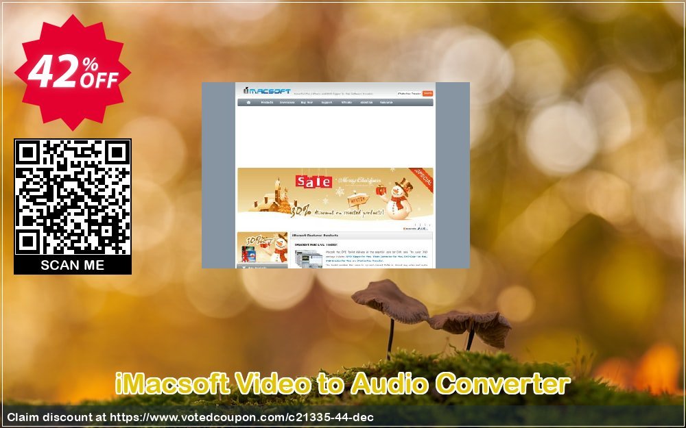 iMACsoft Video to Audio Converter Coupon Code May 2024, 42% OFF - VotedCoupon