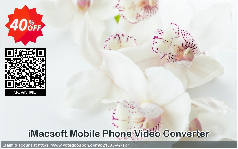 iMACsoft Mobile Phone Video Converter Coupon Code Apr 2024, 40% OFF - VotedCoupon