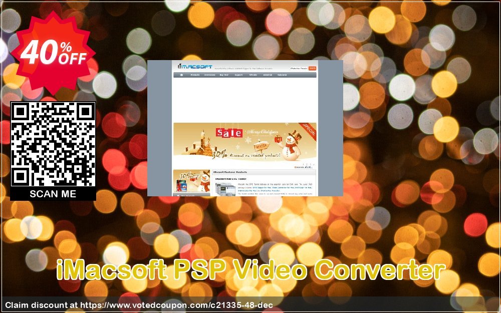 iMACsoft PSP Video Converter Coupon, discount iMacsoft Software Studio (21335). Promotion: 