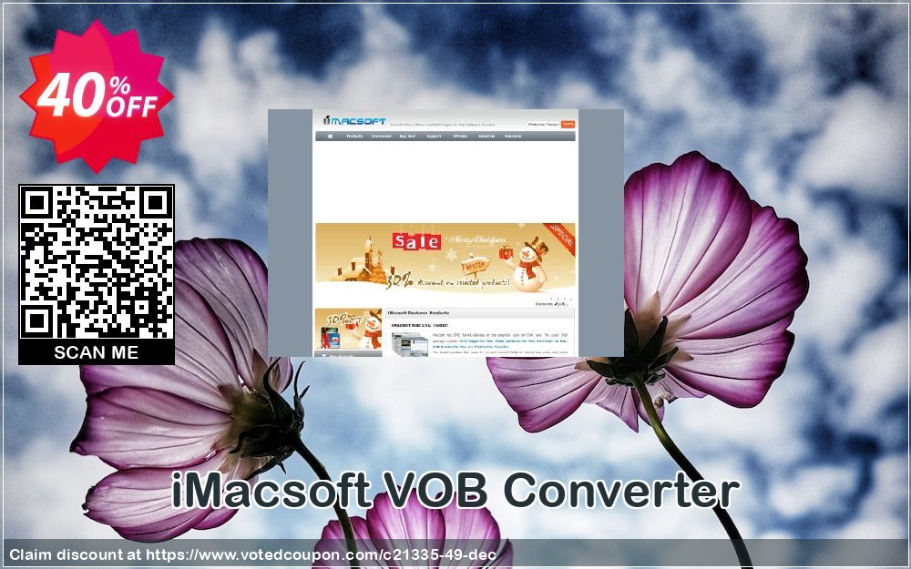 iMACsoft VOB Converter Coupon, discount iMacsoft Software Studio (21335). Promotion: 