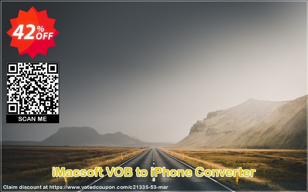 iMACsoft VOB to iPhone Converter Coupon, discount iMacsoft Software Studio (21335). Promotion: 