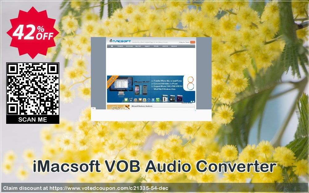 iMACsoft VOB Audio Converter Coupon, discount iMacsoft Software Studio (21335). Promotion: 