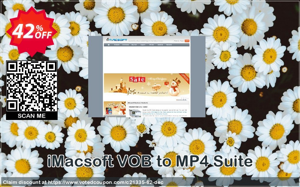 iMACsoft VOB to MP4 Suite Coupon, discount iMacsoft Software Studio (21335). Promotion: 