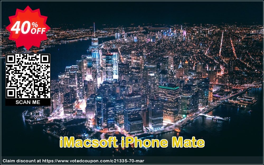 iMACsoft iPhone Mate Coupon, discount iMacsoft Software Studio (21335). Promotion: 