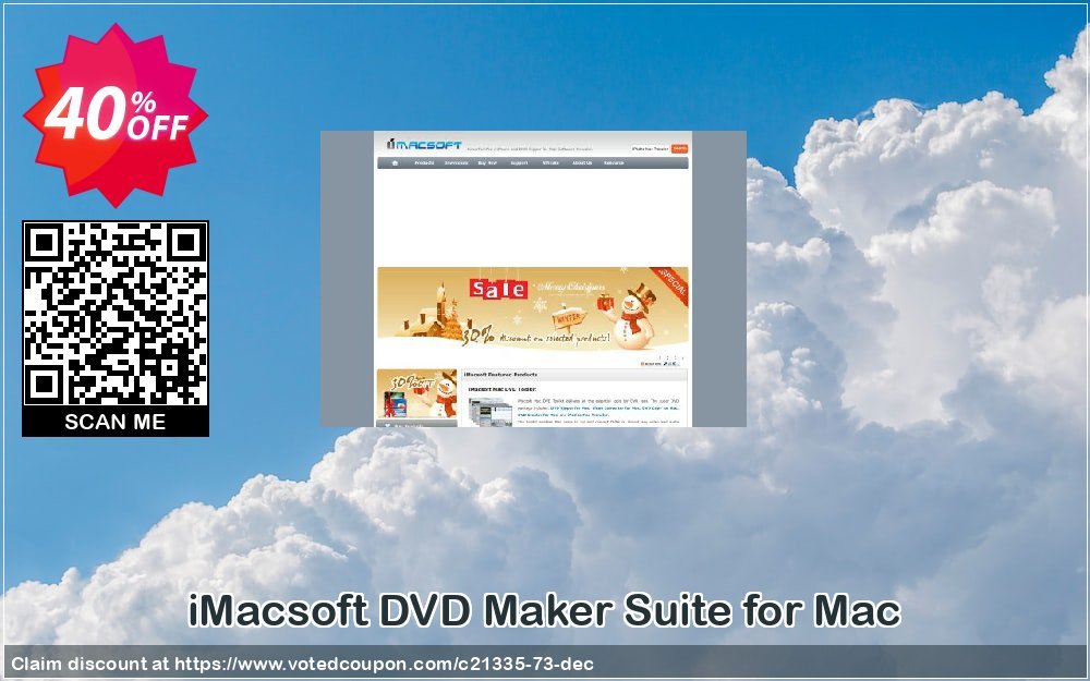 iMACsoft DVD Maker Suite for MAC Coupon, discount iMacsoft Software Studio (21335). Promotion: 
