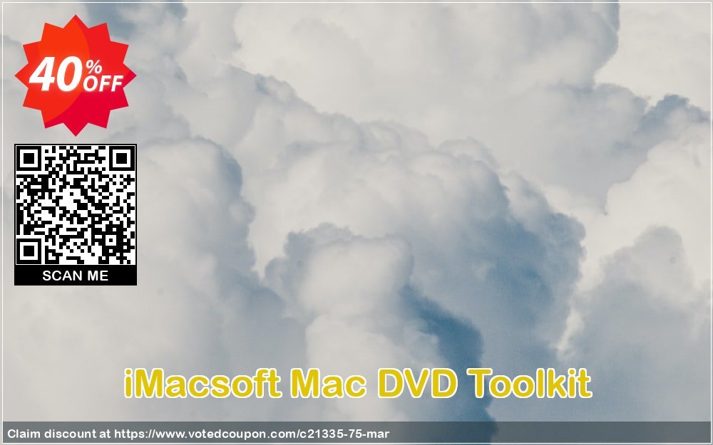 iMACsoft MAC DVD Toolkit Coupon Code May 2024, 40% OFF - VotedCoupon