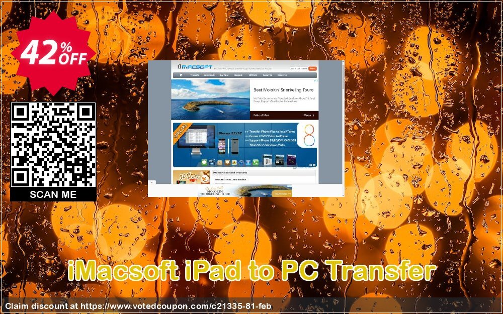 iMACsoft iPad to PC Transfer Coupon Code May 2024, 42% OFF - VotedCoupon