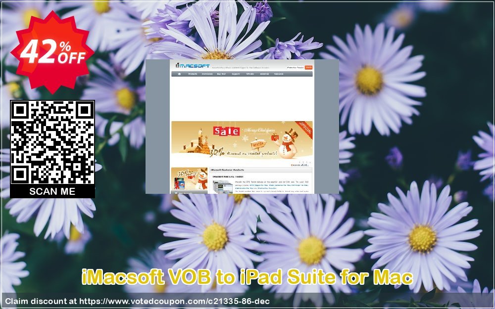 iMACsoft VOB to iPad Suite for MAC Coupon, discount iMacsoft Software Studio (21335). Promotion: 
