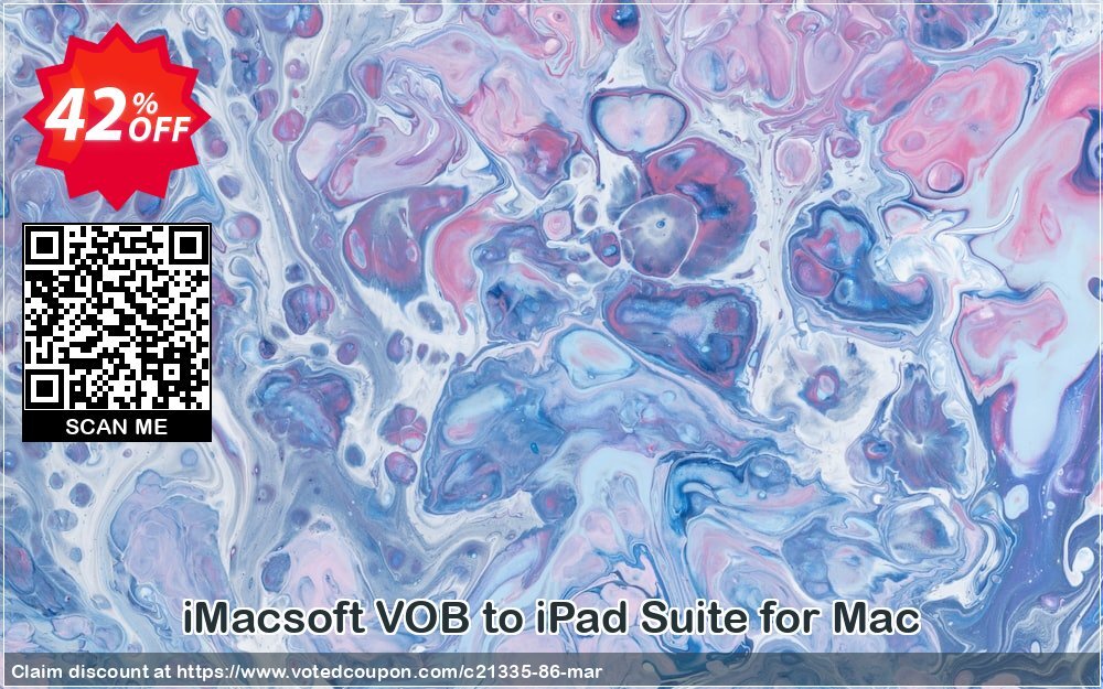 iMACsoft VOB to iPad Suite for MAC Coupon, discount iMacsoft Software Studio (21335). Promotion: 