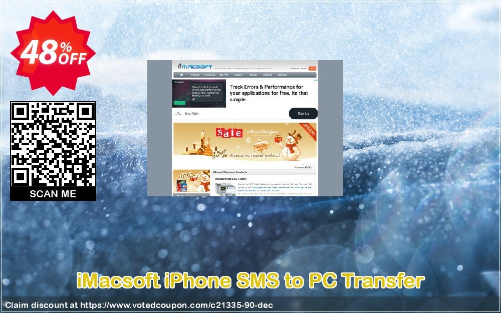 iMACsoft iPhone SMS to PC Transfer Coupon, discount iMacsoft Software Studio (21335). Promotion: 
