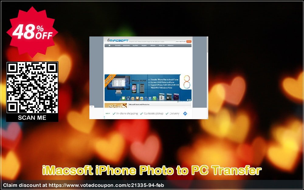 iMACsoft iPhone Photo to PC Transfer Coupon Code Apr 2024, 48% OFF - VotedCoupon