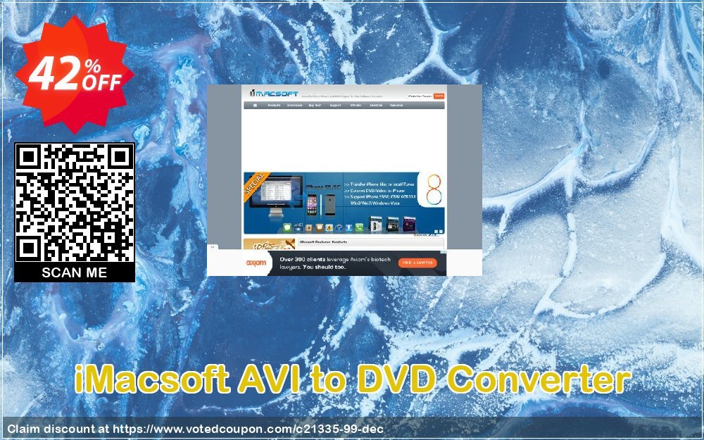 iMACsoft AVI to DVD Converter Coupon, discount iMacsoft Software Studio (21335). Promotion: 