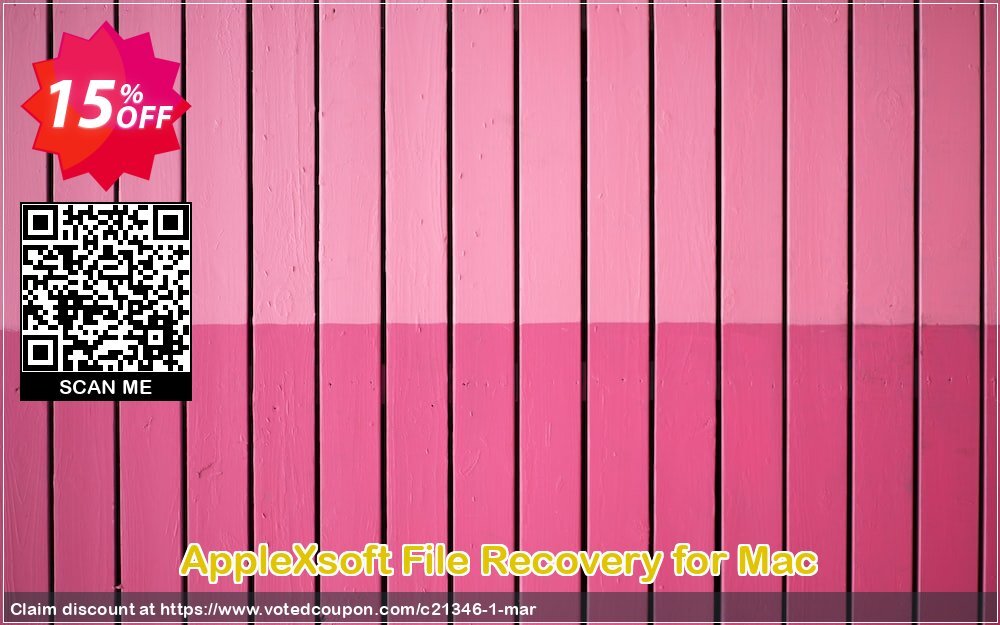 AppleXsoft File Recovery for MAC Coupon Code Apr 2024, 15% OFF - VotedCoupon