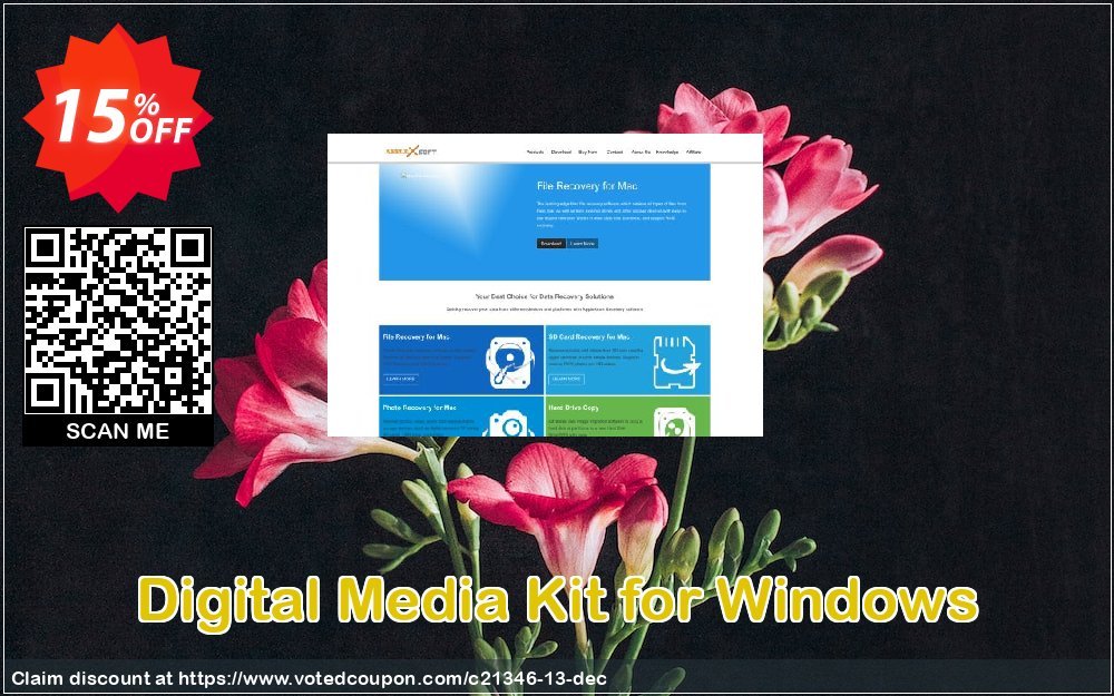 Digital Media Kit for WINDOWS Coupon, discount ALL PRODUCT  15%OFF. Promotion: ALL PRODUCT 15%OFF