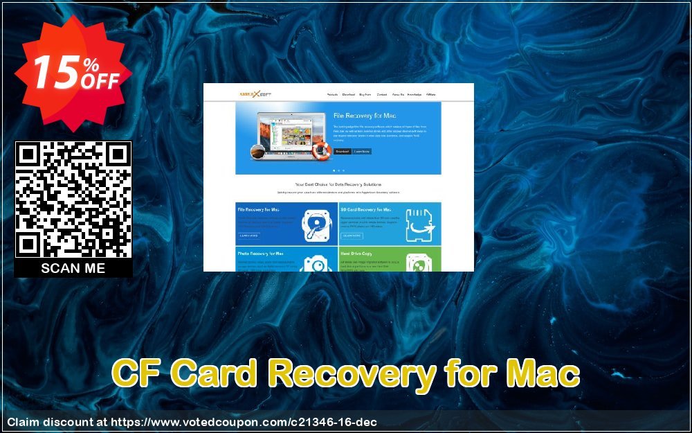 CF Card Recovery for MAC Coupon, discount ALL PRODUCT  15%OFF. Promotion: ALL PRODUCT 15%OFF