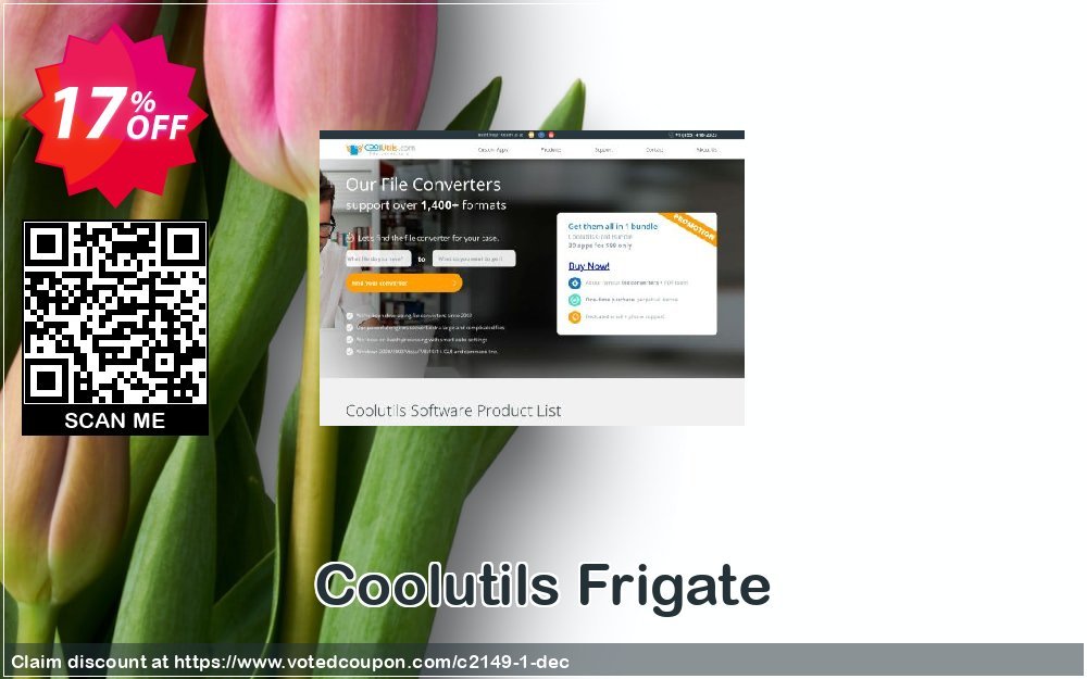 Coolutils Frigate Coupon, discount 30% OFF JoyceSoft. Promotion: 