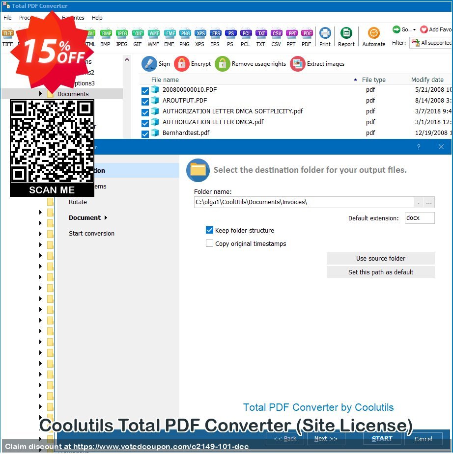 Coolutils Total PDF Converter, Site Plan  Coupon Code Apr 2024, 15% OFF - VotedCoupon