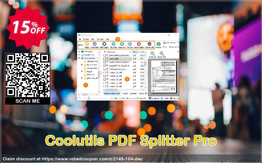 Coolutils PDF Splitter Pro Coupon, discount 30% OFF JoyceSoft. Promotion: 