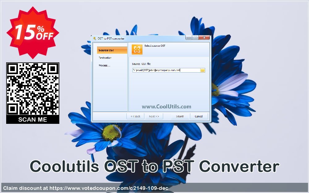Get 15% OFF Coolutils OST to PST Converter Coupon