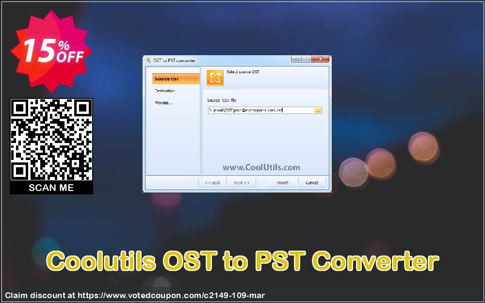 Coolutils OST to PST Converter Coupon Code Apr 2024, 15% OFF - VotedCoupon