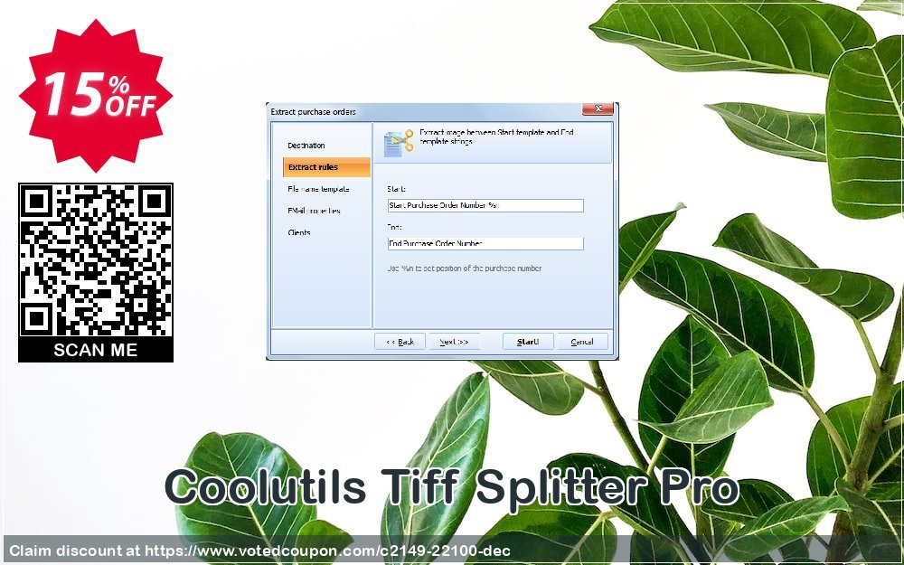 Coolutils Tiff Splitter Pro Coupon, discount 15% OFF Coolutils Tiff Splitter Pro, verified. Promotion: Dreaded discounts code of Coolutils Tiff Splitter Pro, tested & approved