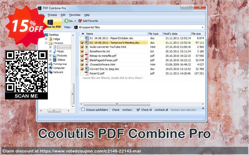 Coolutils PDF Combine Pro Coupon, discount 15% OFF Coolutils PDF Combine Pro, verified. Promotion: Dreaded discounts code of Coolutils PDF Combine Pro, tested & approved