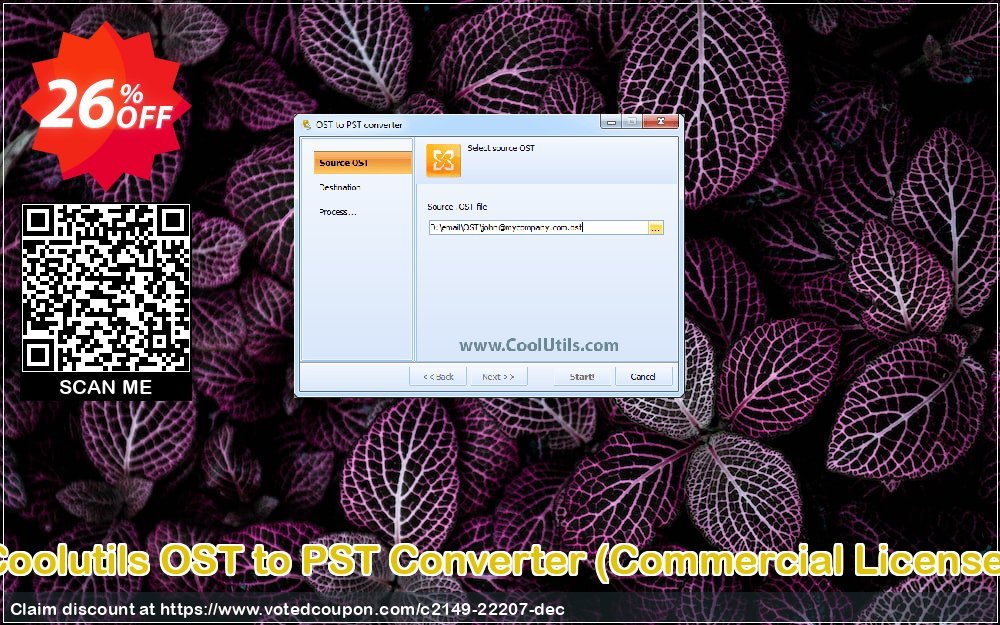 Coolutils OST to PST Converter, Commercial Plan  Coupon Code May 2024, 26% OFF - VotedCoupon