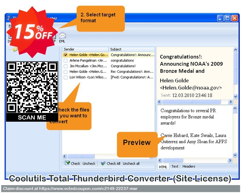 Coolutils Total Thunderbird Converter, Site Plan  Coupon Code Apr 2024, 15% OFF - VotedCoupon