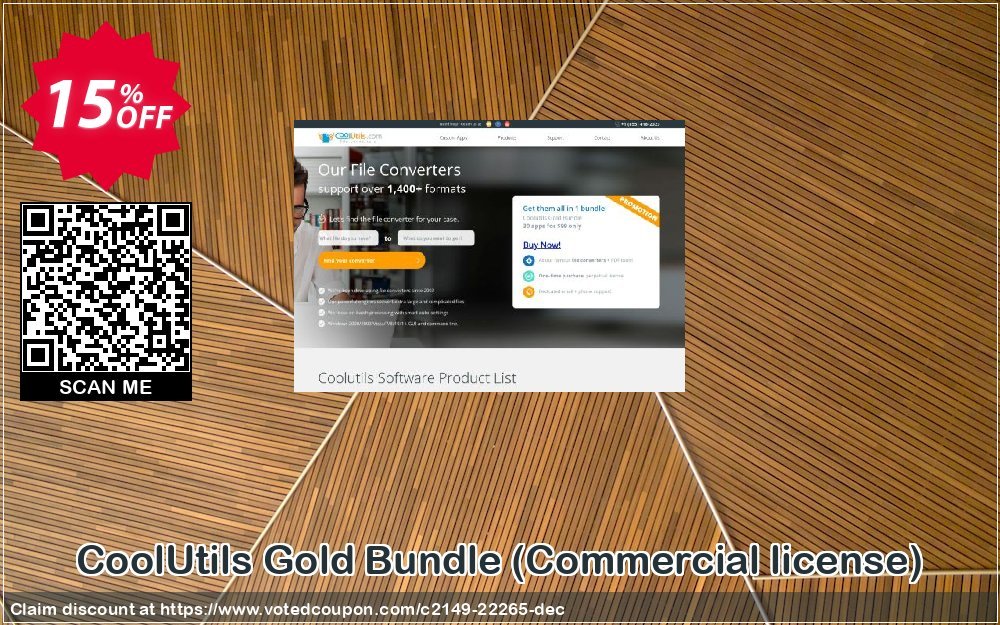 CoolUtils Gold Bundle, Commercial Plan  Coupon Code May 2024, 15% OFF - VotedCoupon