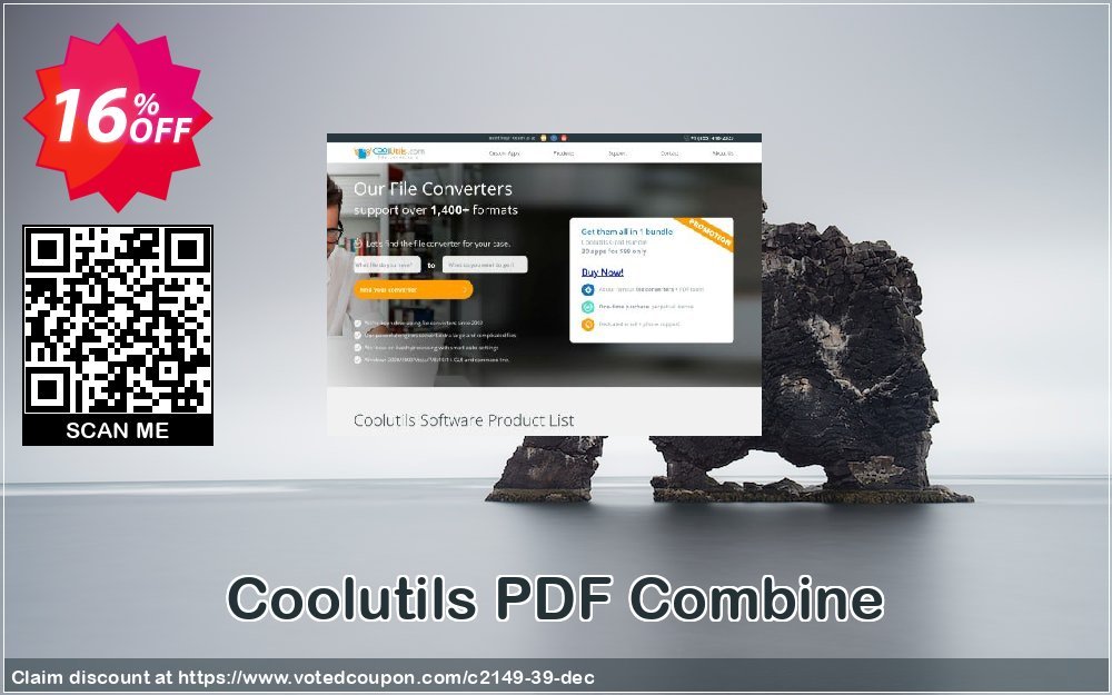 Coolutils PDF Combine Coupon, discount 30% OFF JoyceSoft. Promotion: 