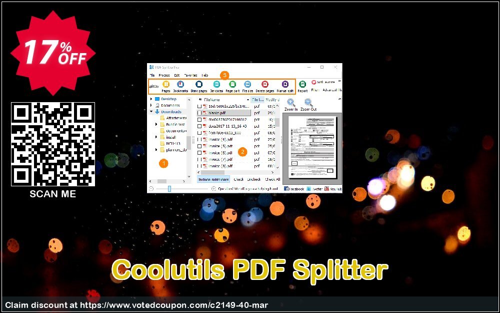 Coolutils PDF Splitter Coupon, discount 30% OFF JoyceSoft. Promotion: 