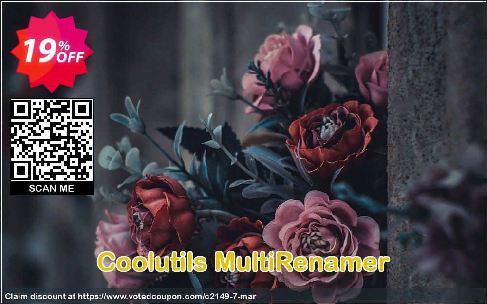 Coolutils MultiRenamer Coupon Code May 2024, 19% OFF - VotedCoupon