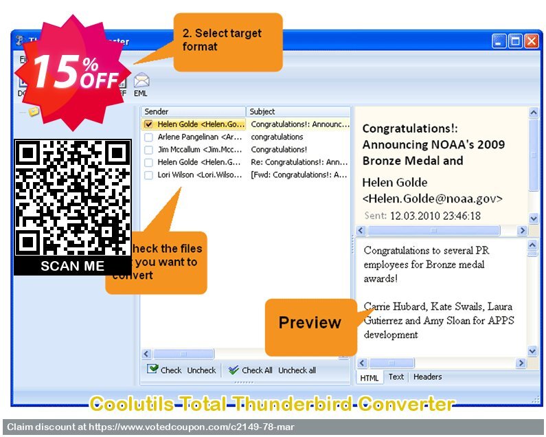 Coolutils Total Thunderbird Converter Coupon Code Apr 2024, 15% OFF - VotedCoupon