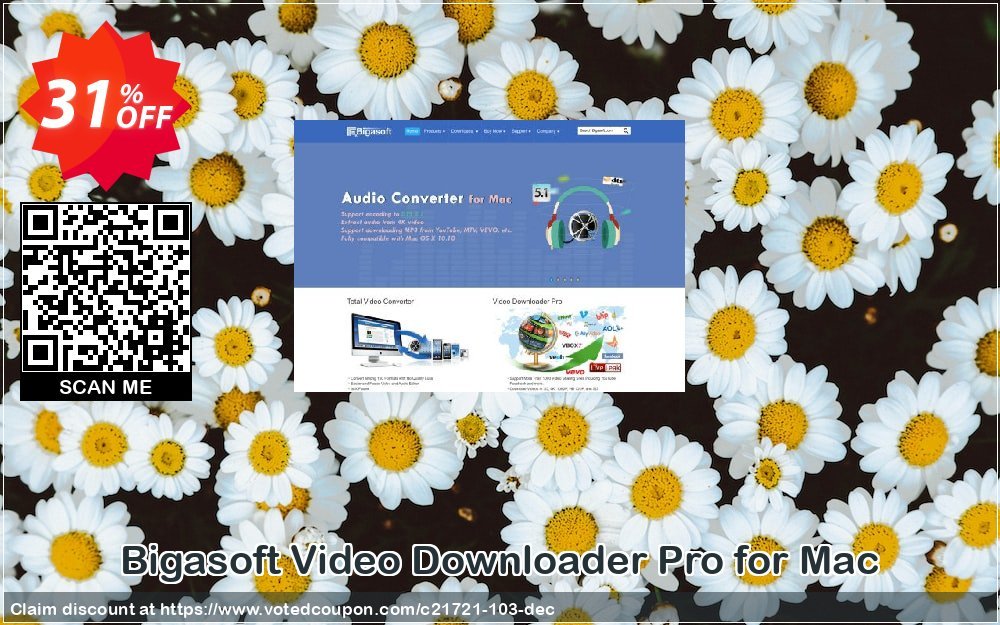 Bigasoft Video Downloader Pro for MAC Coupon, discount Bigasoft Coupon code,Discount , Promo code. Promotion: 1 year 30% OFF Discount , Promo code