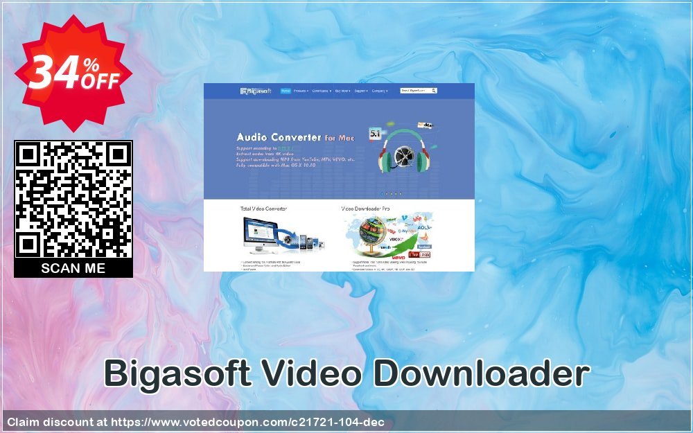Bigasoft Video Downloader Coupon Code May 2024, 34% OFF - VotedCoupon