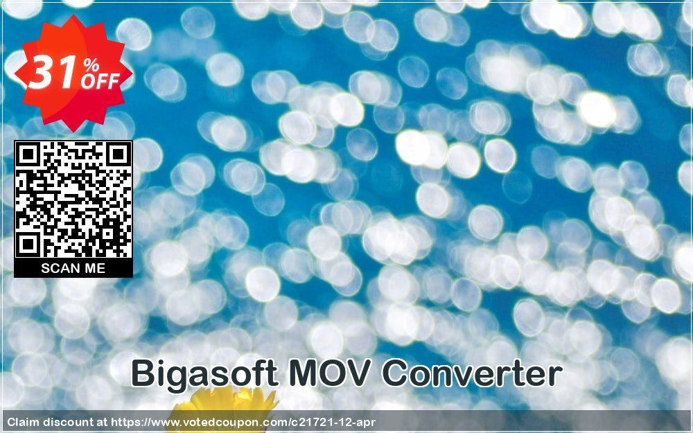 Bigasoft MOV Converter Coupon, discount Bigasoft Coupon code,Discount , Promo code. Promotion: 1 year 30% OFF Discount , Promo code