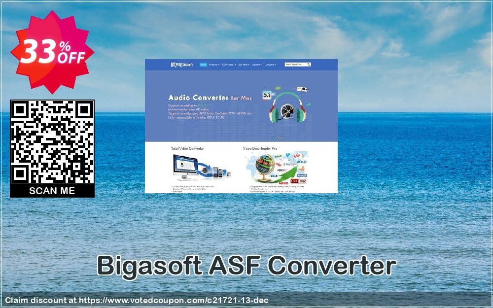 Bigasoft ASF Converter Coupon, discount Bigasoft Coupon code,Discount , Promo code. Promotion: 1 year 30% OFF Discount , Promo code