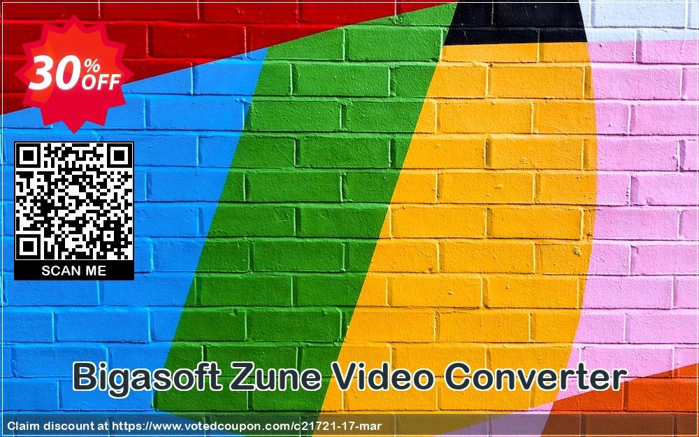 Bigasoft Zune Video Converter Coupon, discount Bigasoft Coupon code,Discount , Promo code. Promotion: 1 year 30% OFF Discount , Promo code