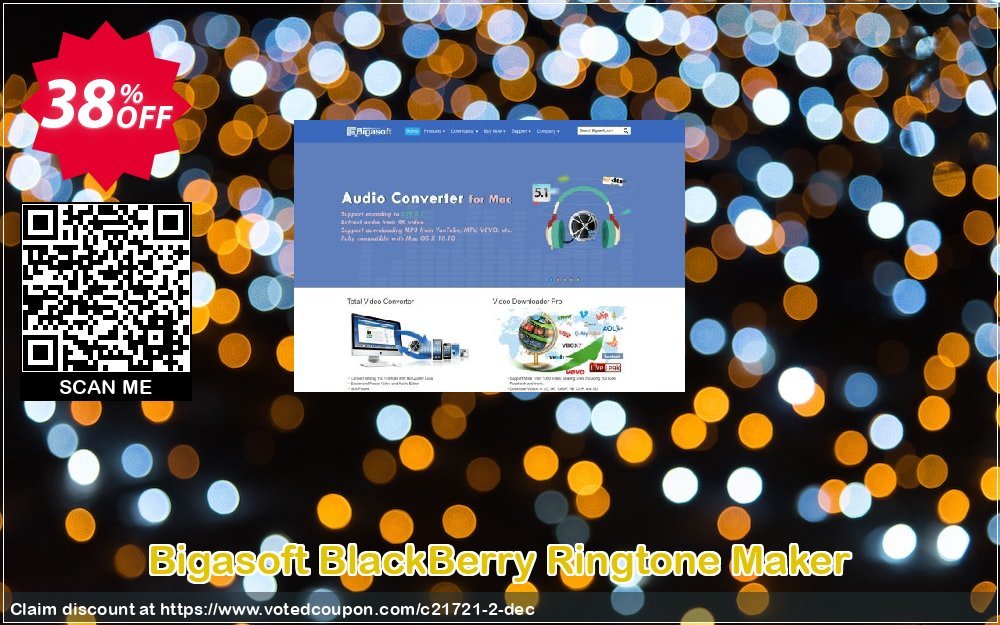 Bigasoft BlackBerry Ringtone Maker Coupon, discount 1 year 30% OFF discount  coupon code. Promotion: 1 year 30% OFF Discount , Promo code