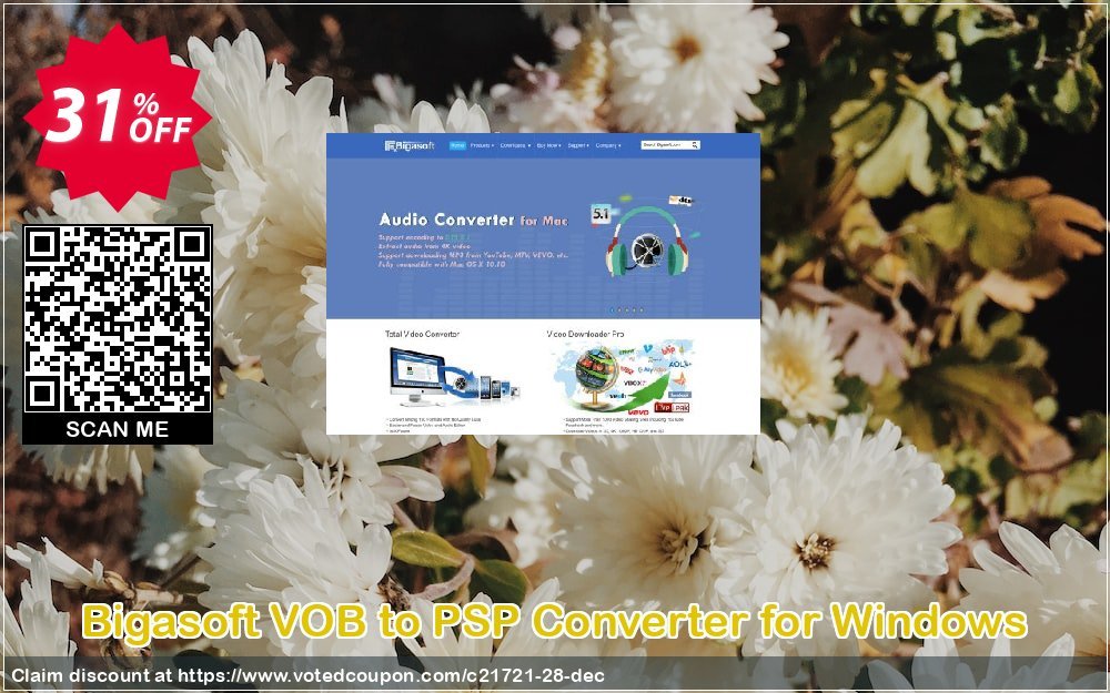 Bigasoft VOB to PSP Converter for WINDOWS Coupon Code Apr 2024, 31% OFF - VotedCoupon