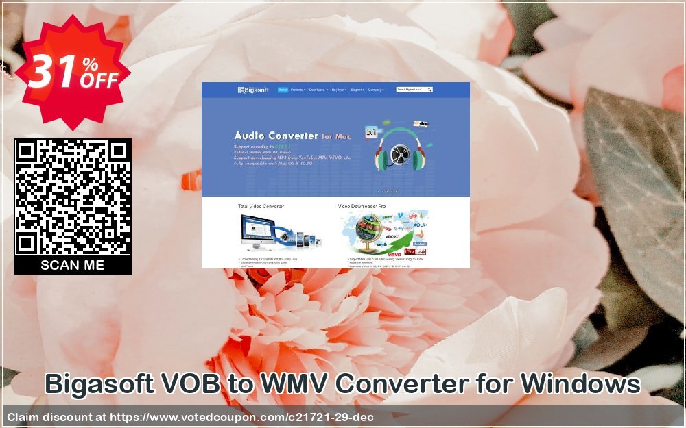 Bigasoft VOB to WMV Converter for WINDOWS Coupon Code Apr 2024, 31% OFF - VotedCoupon